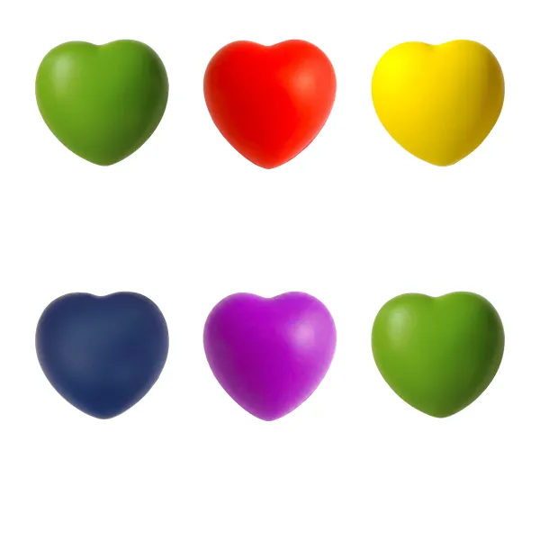 Soft Pu Heart Stress Ball