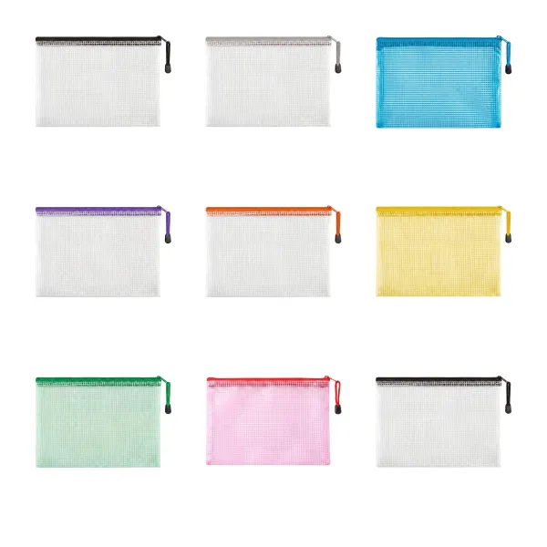 Clear Zipper File Bag