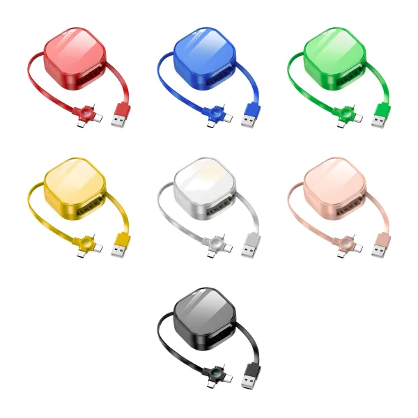 Retractable Three In One Charging Cable