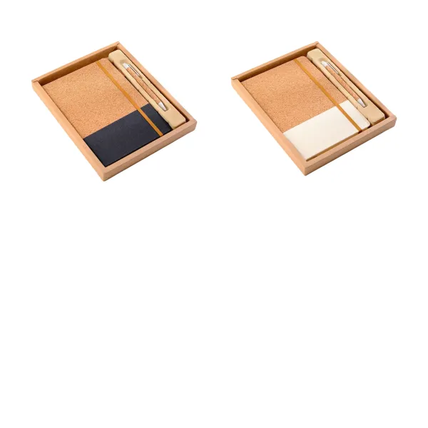 A5 Wood Grain Elastic Band Notebook