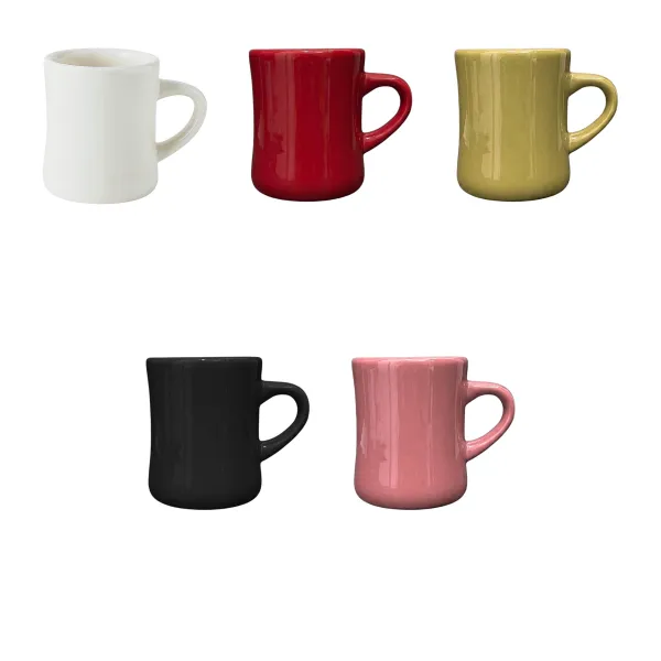 Slim Waist Ceramic Coffee Mug
