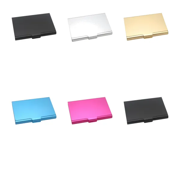 Portable Aluminum Business Card Box