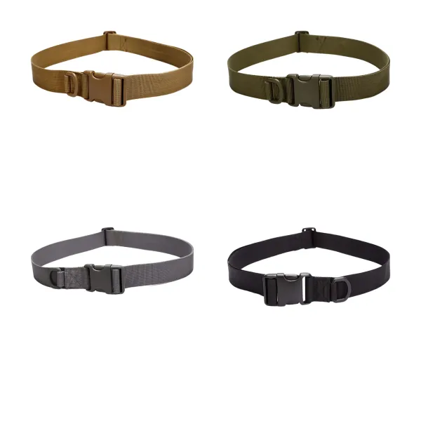 Nylon Military Tactical Belt With Plastic Buckle