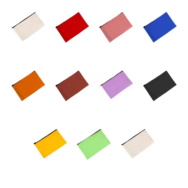 Canvas Zipper Pen Case