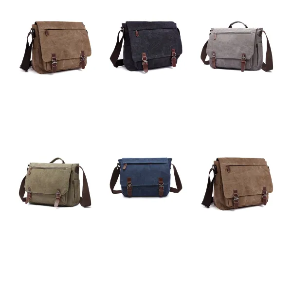 Mens Vintage Laptop Messenger Bag