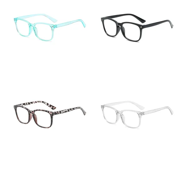 Square Rivet Retro Eyeglass Frames