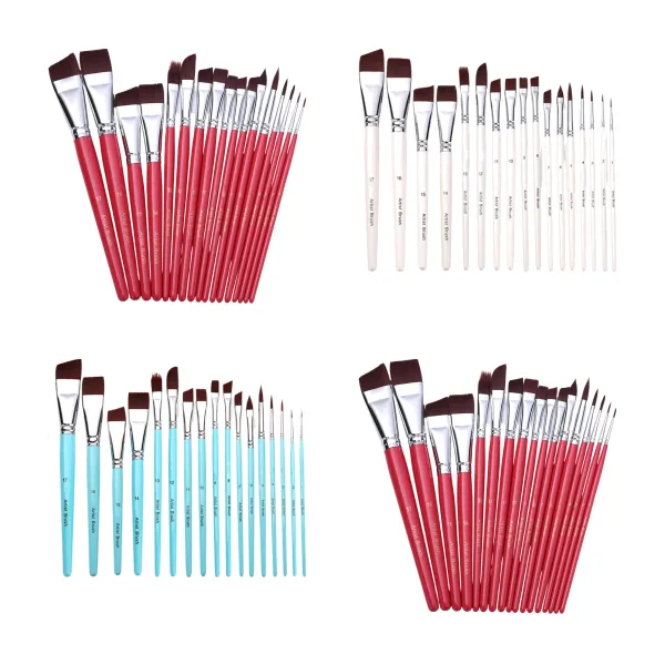 17-Piece Face Painting Brush Set