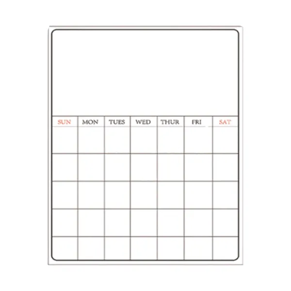 Compact Magnetic Whiteboard Planner
