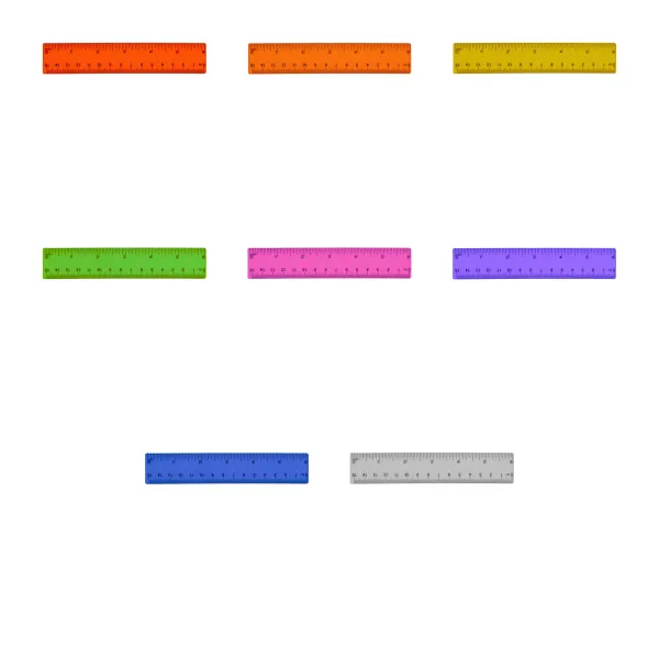 Student Colored Clear Ruler
