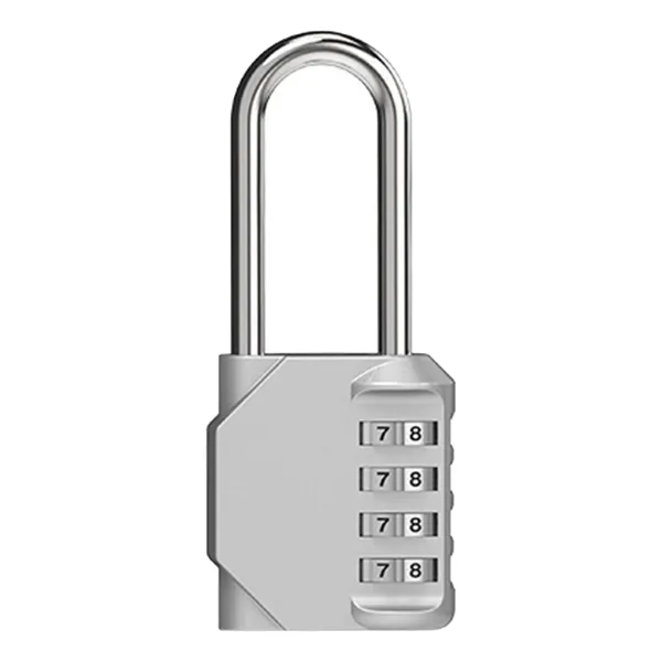 4 Dial Zinc Alloy Combination Padlock Waterproof