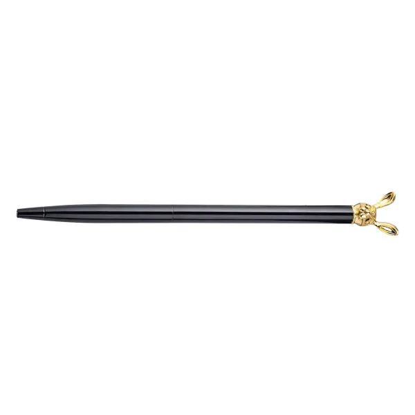 Cute Rabbit Retractable Ballpoint Pen Metal Body