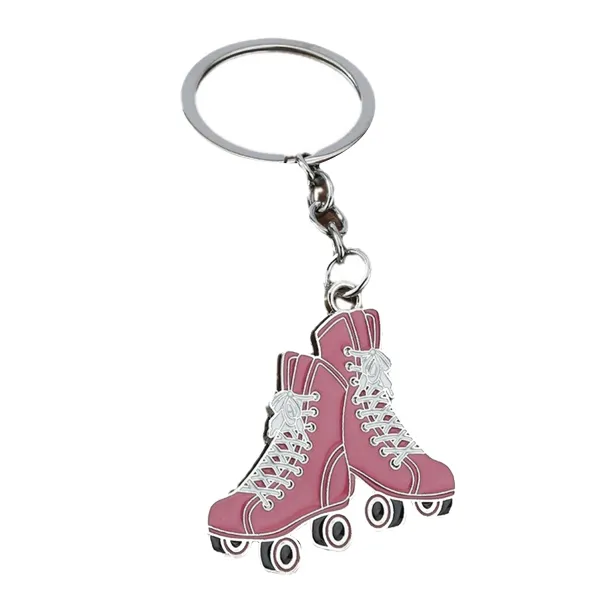Retro Roller Skate Keychain Zinc Alloy Charm