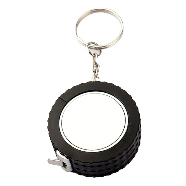 Mini Tire Measuring Tool with Keychain Loop for Crafts