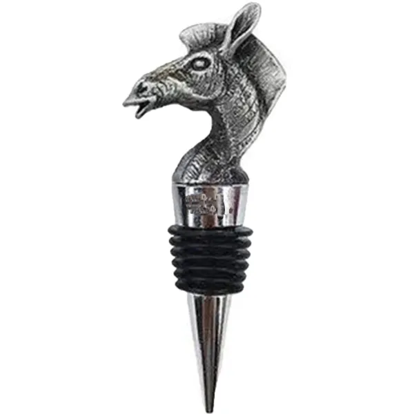 Custom Zebra Alloy Wine Bottle Stopper Gift