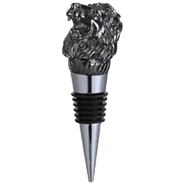 Lion Head Zinc Alloy Wine Stopper