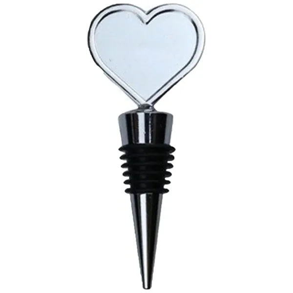 Heart Design Alloy Wine Bottle Stopper