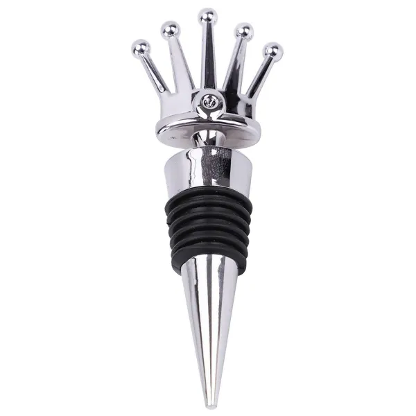 Luxury Silver Crown Wine Bottle Stopper