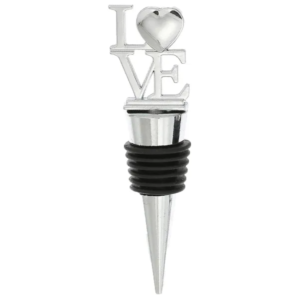 Heart Shaped Alloy Wine Stopper for Parties & Gifts