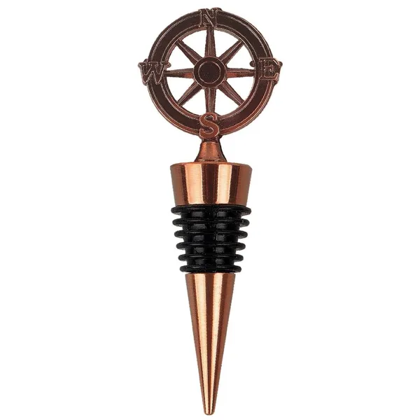 Vintage Compass Design Wine Bottle Stopper