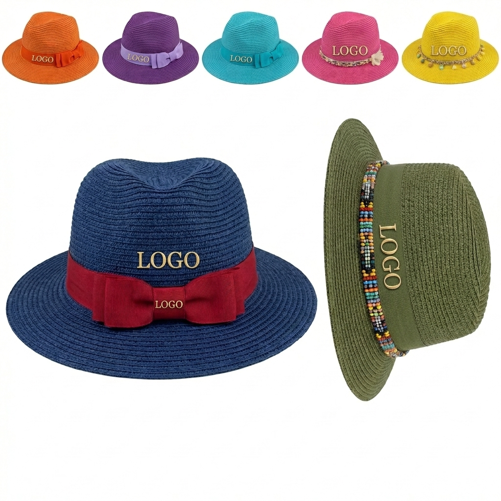 Eco-Friendly Unisex Panama Straw Hat for Sun Protection and Outdoor Activities