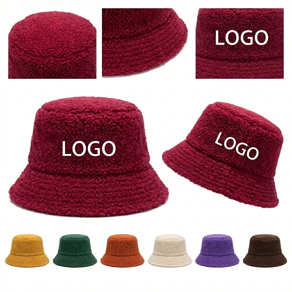 Lamb Wool Bucket Hat - One Size Fits Most (21.3