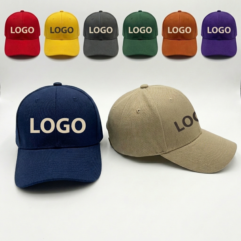 Classic Cotton Cap with Adjustable Strap for Outdoor & Promotional Use