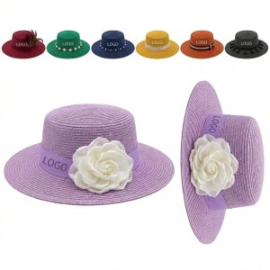 UPF 50+ Floral Print Wide Brim Sun Hat for Women & Men