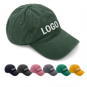 Breathable Cotton Cap with Curved Visor for Branding and Events