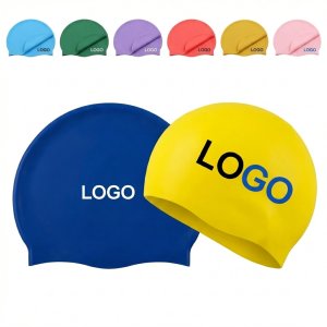 HydroShield Durable & Quick-Dry Silicone Swimming Cap with UV Protection